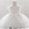 Ball Gown Scoop Sleeveless Flower Girl Dresses with Applique