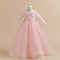 Ball Gown Scoop Long Sleeves Flower Girl Dresses with Lace