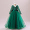 Ball Gown Scoop Long Sleeves Flower Girl Dresses with Lace