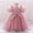 Ball Gown Scoop Puff Sleeves Flower Girl Dresses with Solid Flowers