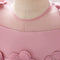 Ball Gown Scoop Puff Sleeves Flower Girl Dresses with Solid Flowers
