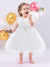 Ball Gown Scoop Flying Sleeves Flower Girl Dresses with Beading