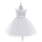 Ball Gown Scoop Flying Sleeves Flower Girl Dresses with Beading