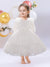 Ball Gown Scoop Long Sleeves Flower Girl Dresses with Lace