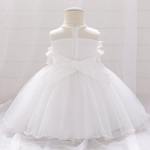 Ball Gown Scoop Sleeveless Flower Girl Dresses with Beading