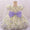 Ball Gown Scoop Puff Sleeves Flower Girl Dresses with Solid Flowers