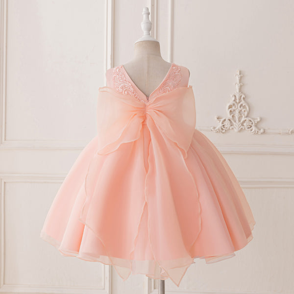 Ball Gown Scoop Sleeveless Flower Girl Dresses with Rhinestones