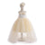 Ball Gown Scoop 3/4 Sleeves 2 Pieces Flower Girl Dresses with Bow knot