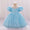 Ball Gown Scoop Puff Sleeves Flower Girl Dresses with Lace