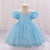 Ball Gown Scoop Puff Sleeves Flower Girl Dresses with Lace