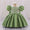 Ball Gown Scoop Puff Sleeves Flower Girl Dresses with Applique