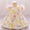 Ball Gown Scoop Puff Sleeves Flower Girl Dresses with Ruched
