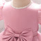Ball Gown Scoop Puff Sleeves Flower Girl Dresses with Sequins