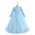Ball Gown Scoop Long Sleeves Flower Girl Dresses with Lace