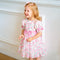 Ball Gown Scoop Puff Sleeves Ruched Flower Girl Dresses