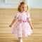 Ball Gown Scoop Puff Sleeves Ruched Flower Girl Dresses