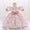 Ball Gown Scoop Puff Sleeves Ruched Flower Girl Dresses
