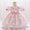 Ball Gown Scoop Puff Sleeves Ruched Flower Girl Dresses
