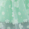 Ball Gown Scoop Puff Sleeves Flower Girl Dresses with Solid Flowers