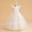 Ball Gown Scoop Flying Sleeves Flower Girl Dresses with Sash
