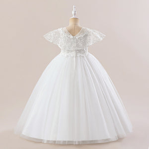 Ball Gown Scoop Sleeveless Beading Flower Girl Dresses