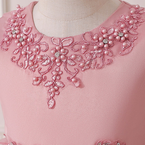 Ball Gown Scoop Sleeveless Beading Flower Girl Dresses