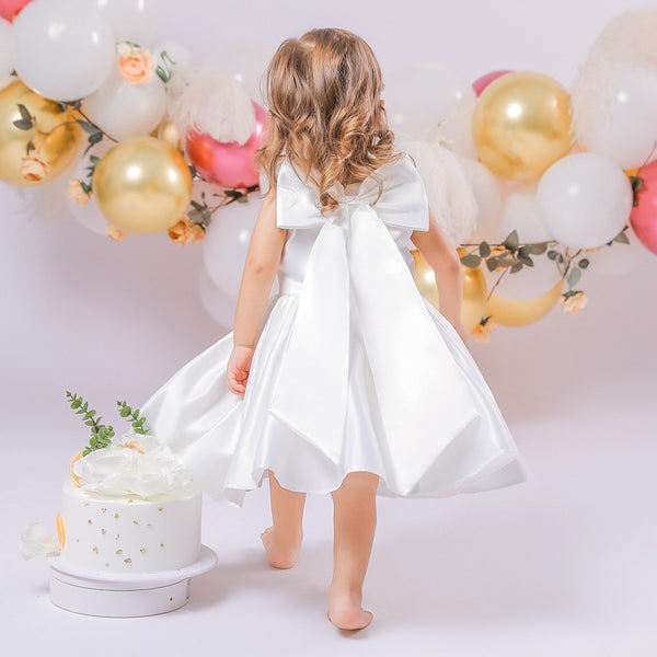 Ball Gown Square Neck Sleeveless Ruched Flower Girl Dresses