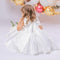 Ball Gown Square Neck Sleeveless Ruched Flower Girl Dresses