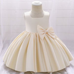 Ball Gown Square Neck Sleeveless Ruched Flower Girl Dresses