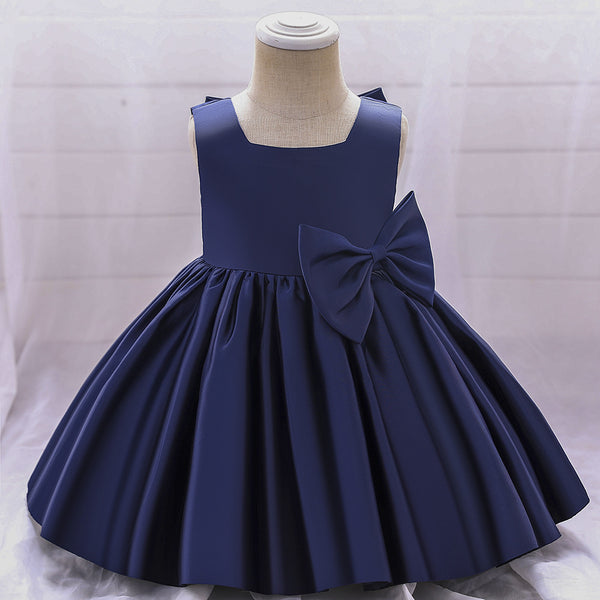 Ball Gown Square Neck Sleeveless Ruched Flower Girl Dresses
