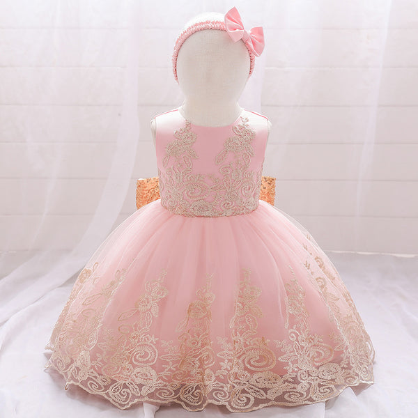 Ball Gown Scoop Sleeveless Lace Flower Girl Dresses