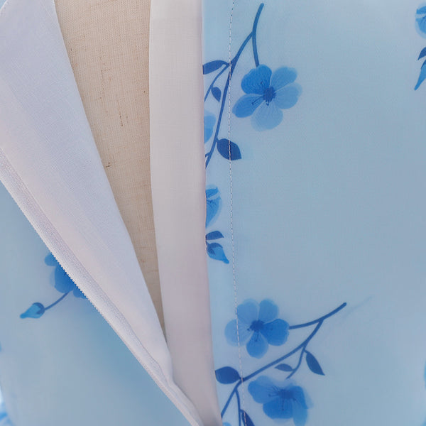 Ball Gown Scoop Puff Sleeves Ruched Flower Girl Dresses