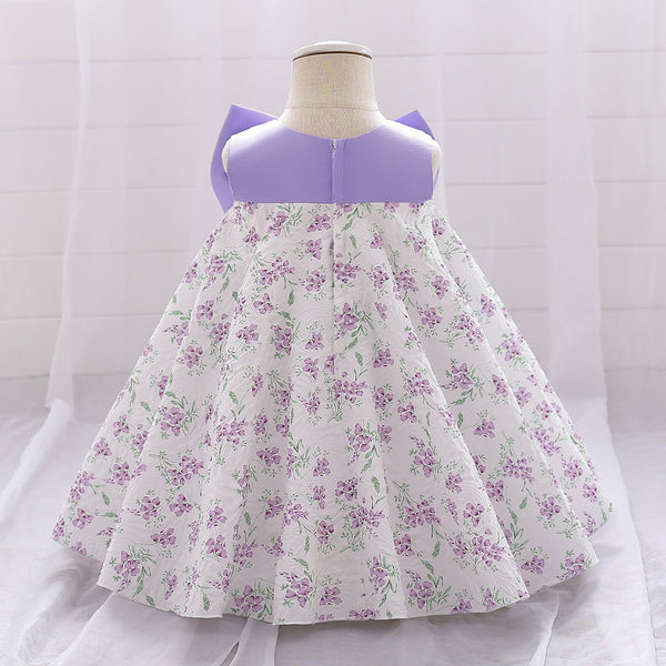 Ball Gown Scoop Sleeveless Ruched Flower Girl Dresses
