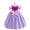 Ball Gown Scoop Puff Sleeves Applique Flower Girl Dresses