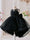 Ball Gown Crew-Neck Sleeveless Knee-Length Halloween Dresses for Girls With Applique & Beadings
