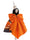 Ball Gown Crew-Neck Sleeveless Tea-Length Printed Halloween Dresses for Girls With Bowknot