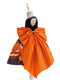 Ball Gown Crew-Neck Sleeveless Tea-Length Printed Halloween Dresses for Girls With Bowknot