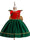 A-Line/Princess Scoop Flutter Sleeves Christmas Dresses for Girls WIth Bowknot