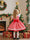A-Line/Princess Peter Pan Collar Puff Sleeves Plaid Christmas Dresses for Girls