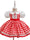 A-Line/Princess Peter Pan Collar Puff Sleeves Plaid Christmas Dresses for Girls