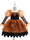 Printed A-Line/Princess Square Neck Long Sleeves Knee-Length Halloween Dresses for Girls