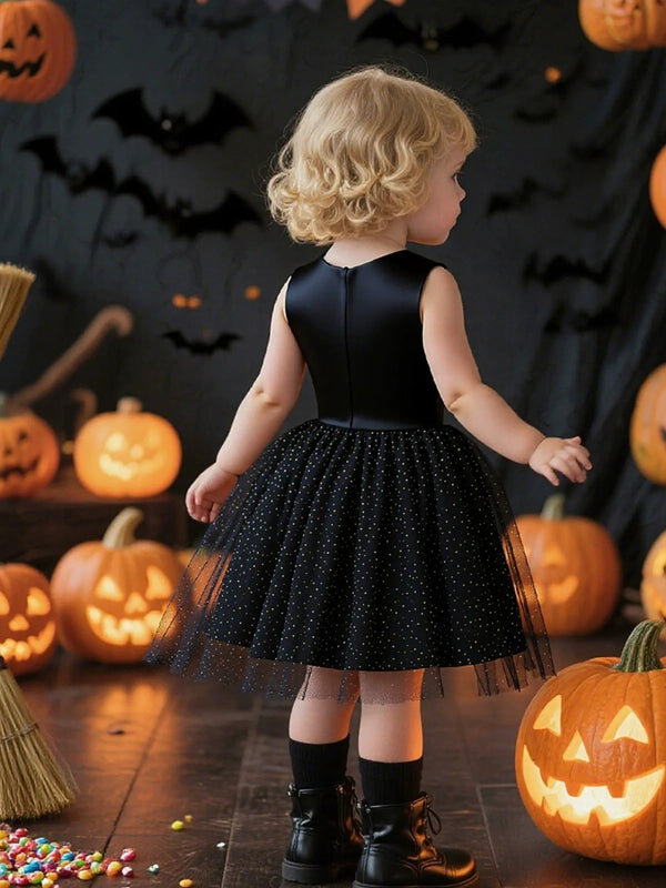 Ball Gown Square Neck Sleeveless Knee-Length Halloween Dresses for Girls