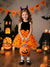 Ball Gown Scoop Neck Sleeveless Knee-Length Halloween Dresses for Girls With Sash