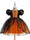 Tulle  Ball Gown Scoop Short Sleeves Knee-Length Halloween Dresses for Girls With Sequins