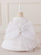 Ball Gown Scoop Sleeveless Knee-Length Flower Girl Dresses With Ruffles & Bowknot