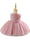 Ball Gown Spaghetti Straps Sleeveless Knee-Length Flower Girl Dresses With Sequins & Sash