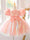 Ball Gown Scoop Puff Sleeves Knee-Length Flower Girl Dresses With Beading & Bowknot