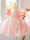 Ball Gown Scoop Puff Sleeves Knee-Length Flower Girl Dresses With Beading & Bowknot