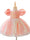 Ball Gown Scoop Puff Sleeves Knee-Length Flower Girl Dresses With Beading & Bowknot