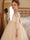 Crew Neck Illusion Long Sleeves Tulle Flower Girl Dresses with Applique